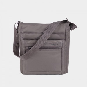 Grey Brown Women's Hedgren Orva Shoulder Bags | OUJ5750GI
