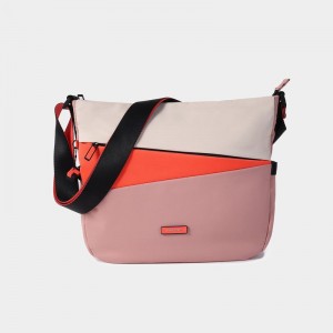 Pink Orange Women's Hedgren Milky Way Crossbody Bags | LNK3282DF