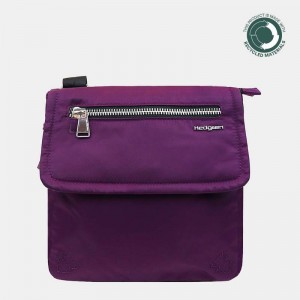 Purple Women's Hedgren Victoria Sustainably Made Crossbody Bags | WDU1632HT